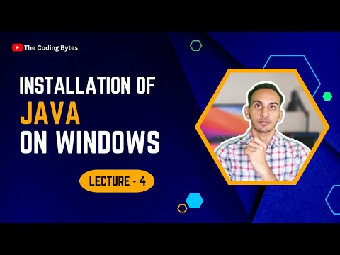 Java Installation on Windows | Lecture 4 | The Coding Bytes