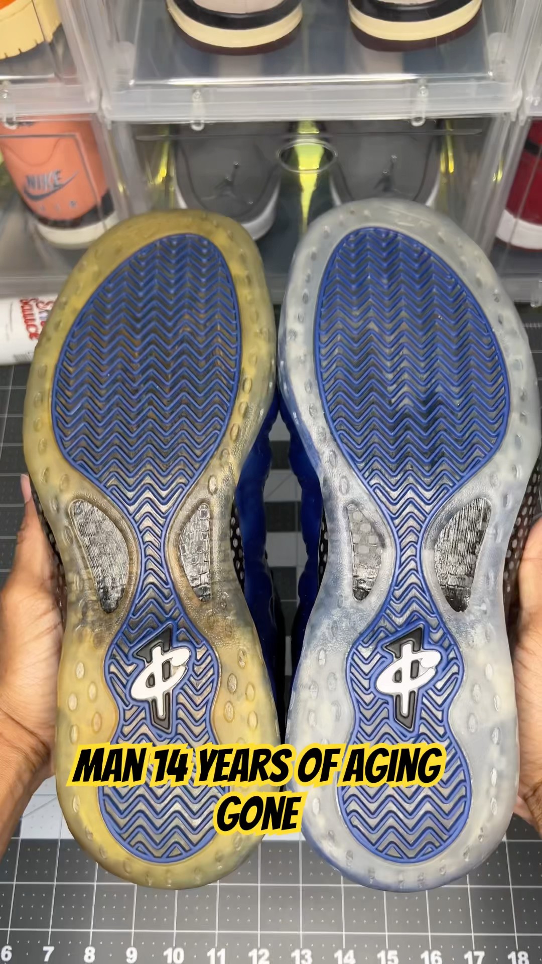 foamposite sole restoration