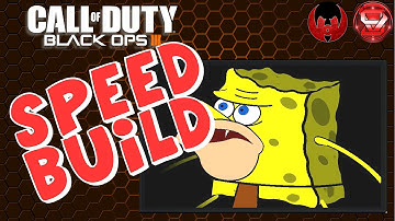 Spongebob Caveman - SPEED BUILD - Black Ops 3 Emblem Tutorial