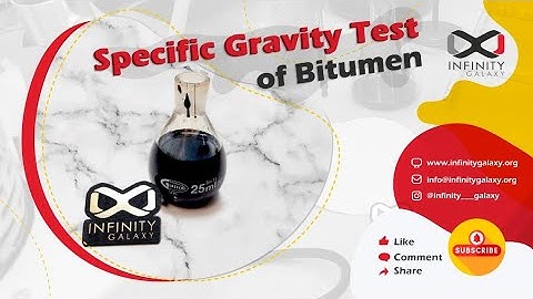 Specific Gravity Test of Bitumen