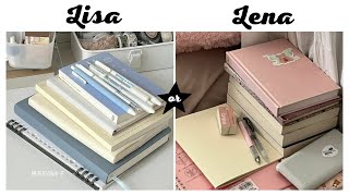 LISA OR LENA | SCHOOL SUPPLIES, AND MORE 💖| CHOOSE YOUR FAVORITE ONE 💗