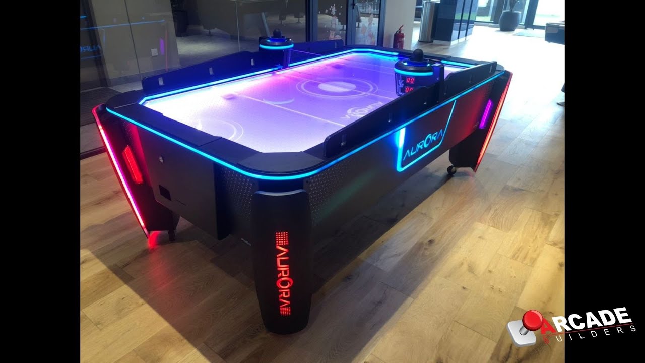 Aurora Air Hockey | Pro Solution Builders & Arcade Builders - YouTube