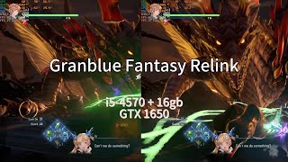 Granblue Fantasy Relink - $150 Super budget gaming pc (i5-4570 + GTX 1650) - (720p/1080p)