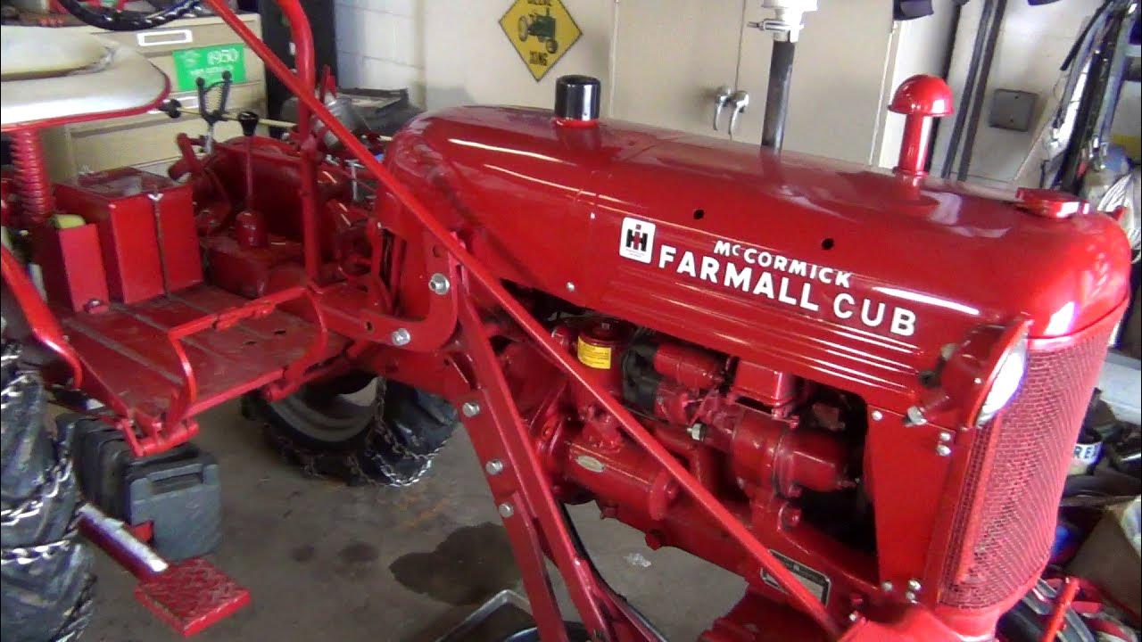 Will it start? Farmall / International Cub Cold Start With 6 Volt