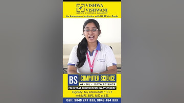 Hyderabad’s Fastest-Growing AI & ML Program | BS CS @ Vishwa Vishwani