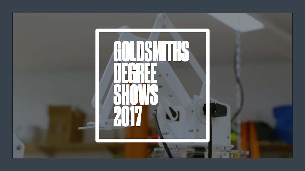 Goldsmiths Degree Shows 2017 - Computational Arts - YouTube