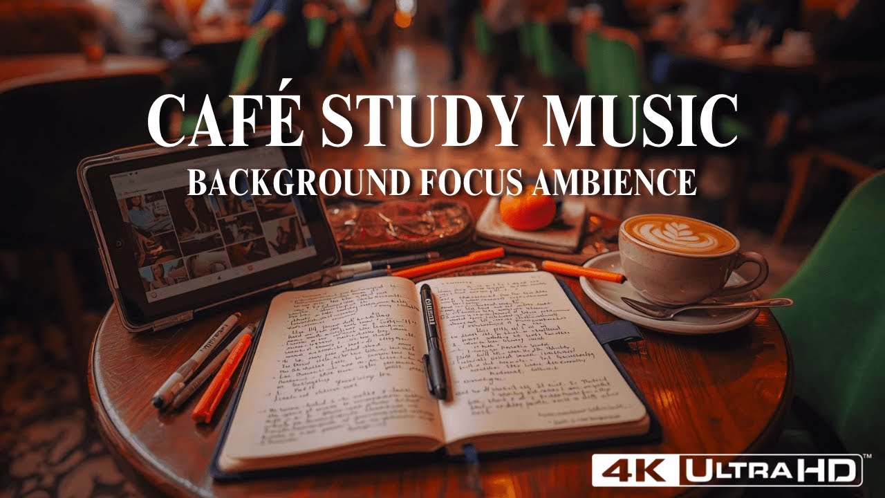 Cozy Café Study Music ☕ | Lo-Fi Jazz for Focus, Reading & Productivity
