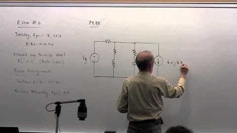 EGGN 281 Lecture 32 - Steady State AC Sinusoidal Analysis (Part 1)