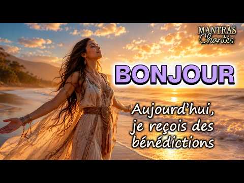 ☀️BONJOUR, AUJOURD’HUI JE REÇOIS DES BÉNÉDICTIONS | 5 Chants du Matin Pour Attirer Lumière
