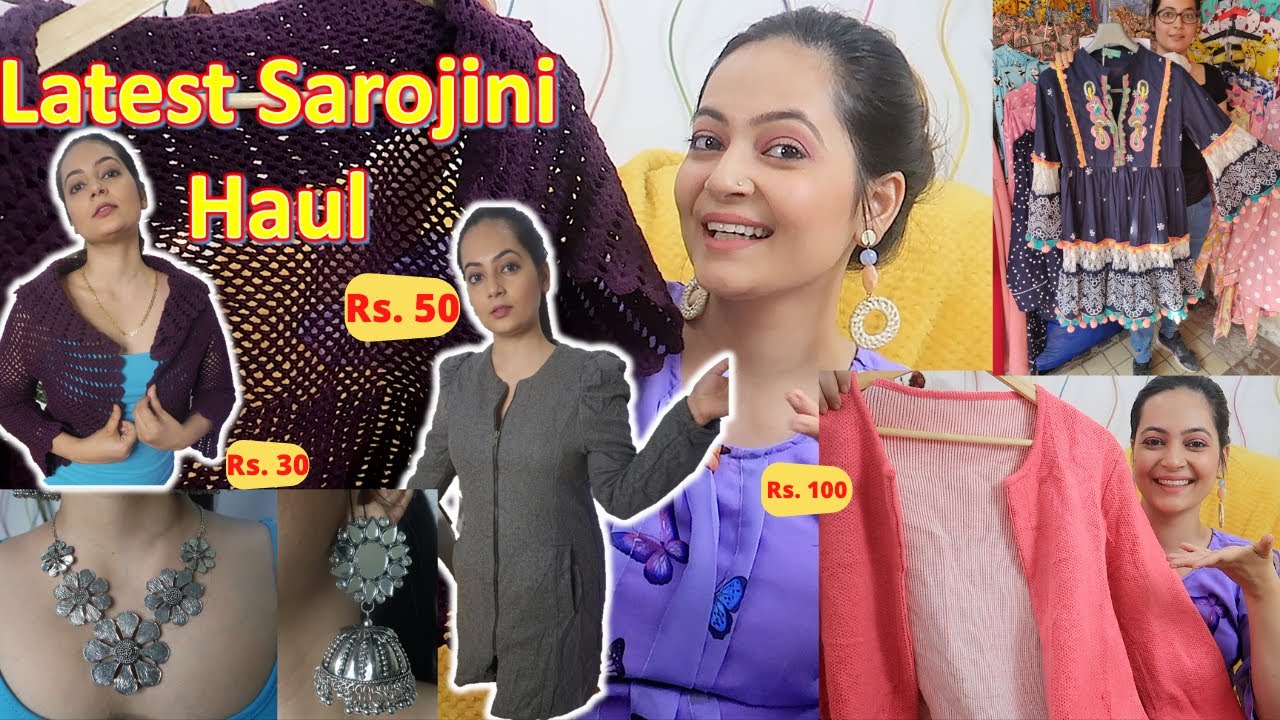 Последние коллекции Sarojini Nagar | Одежда, украшения, зимняя одежда от 50 рупий | Махима Гири
