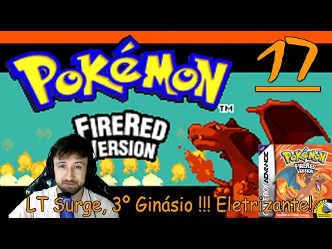 Pokemon Fire Red #18 Como derrotar Lt.Surge facilmente? 