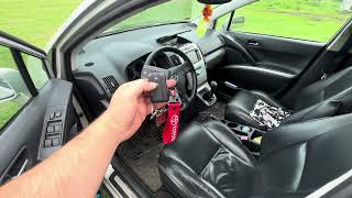 ✅️  programming a remote control or key fob for a toyota corolla verso easy steps