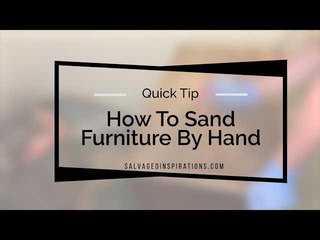 So, you think you know how to sand, eh? 