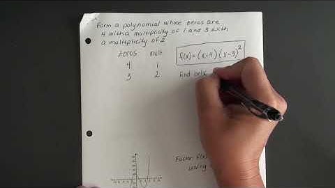 Math 1533 Section 4.1, 4.2, 4.5 Polynomial Functions - Lesson 4