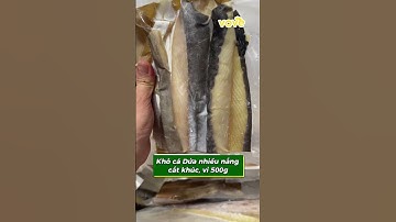 [vove.com.vn] Khô cá Dứa một nắng và nhiều nắng Cần Giờ (tự nhiên), cắt khúc tiện lợi #cadua1nang