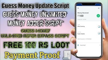 Guess Money Update Unlimited Money Adder Script !! Guess Money Update Unlimited Coin Adder Script !!