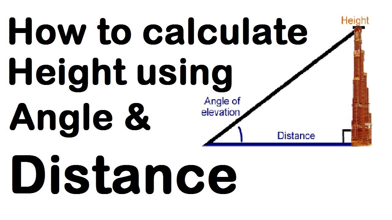 Calculate Height Using Angle and Distance  Learning Technology