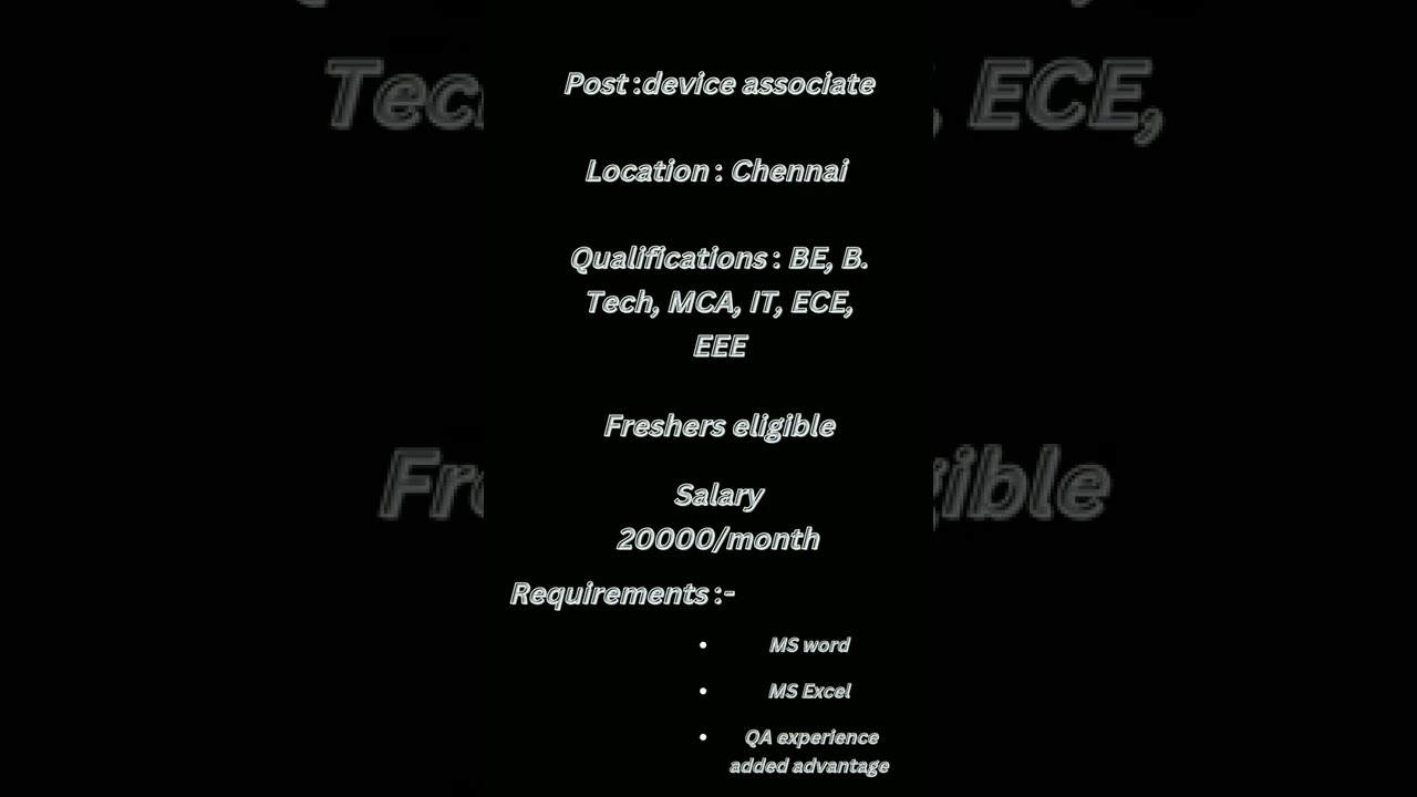 Amazon | device associate | salary 20000/month | latest job updates