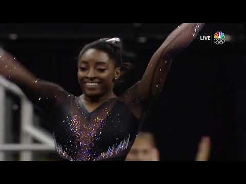 Simone Biles - Floor Exercise – 2019 U.S. Gymnastics Championships – Senior Women Day 2 NBC