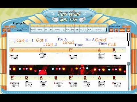 867-5309 Jenny - Tommy Tutone - Guitaraoke - Chords & Lyrics - playwhatyoufeel