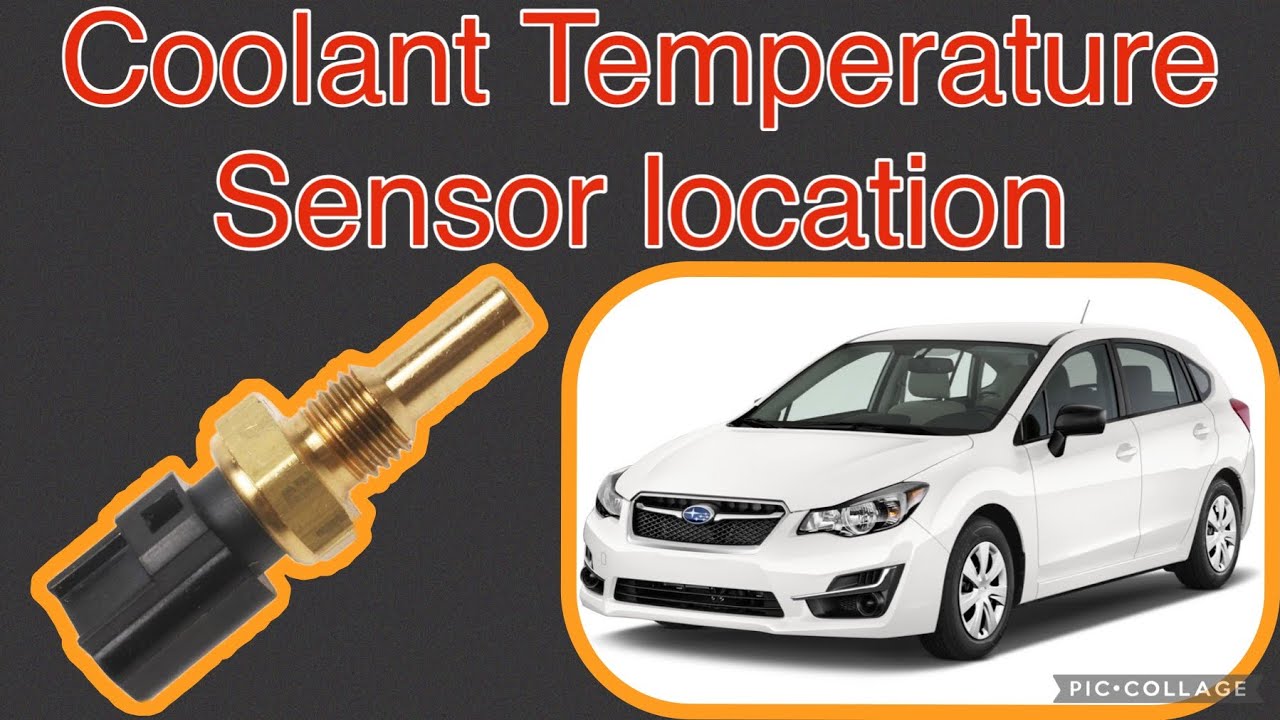 Coolant Temperature Sensor location on a 2015 Subaru Impreza YouTube
