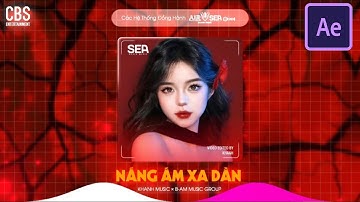 Sóng Nhạc avee Player ảnh vuông hiệu ứng bụi bay chạy viền quét sáng cực đẹp cho avee