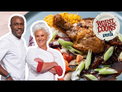 How to Make Chicken Adobo with with Cliff and Anne | Worst Cooks in America | Food Network