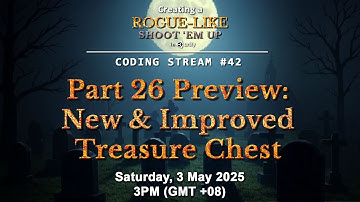 Coding Stream #43 — Creating a Rogue-like (like Vampire Survivors) in Unity