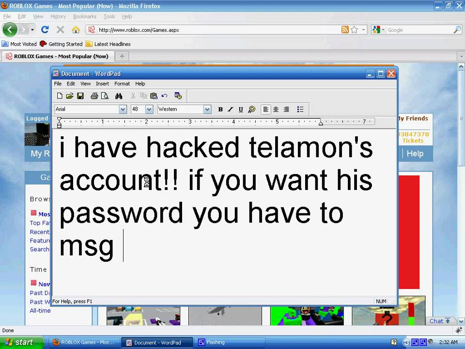 Am i hacked. Telamon Roblox.