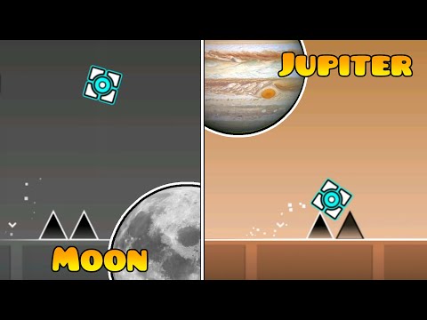 Gravity on different planet - Geometry Dash 2.2