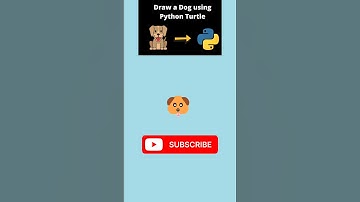 How to make DOG using PYTHON #python #viral  #shortvideo #shorts #short #dog #pets #love