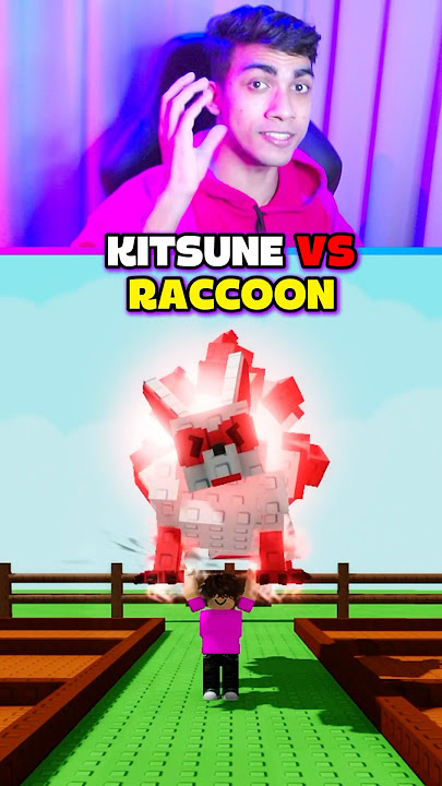 KITSUNE VS RACCOON GROW A GARDEN 😱