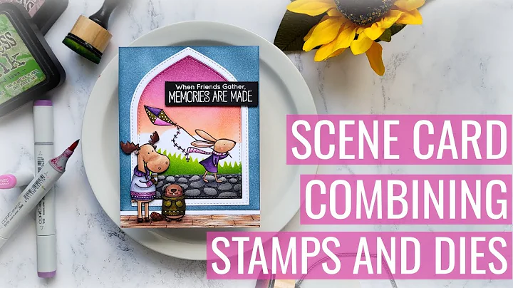 Scene Card: Combining Stamps and Dies + Sale: You Have to Pay Rent to Live Here