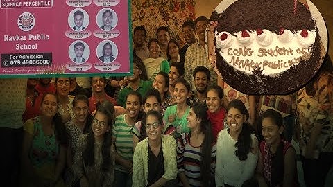 Student celebrates their success after GSEB 12th Atrs, Commerce result declared