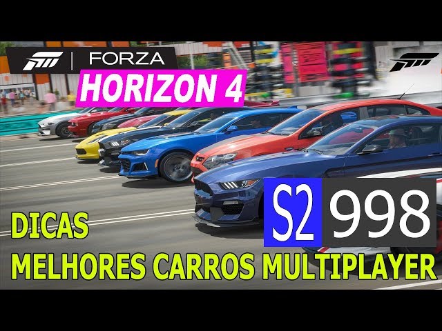 FORZA HORIZON 4 - TOP 5 CARROS PARA CORRIDAS ONLINE! 🔝 feat. Muka