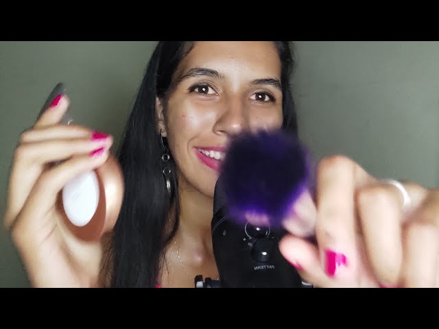 ASMR AMIGA TE MAQUIANDO O MAIS RÁPIDO POSSÍVEL PARA O ANO NOVO / FAST AND AGGRESSIVE ⚡