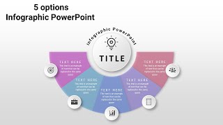 كيفية إنشاء خمس خيارات انفوجرافيك احترافية في بوربوينت