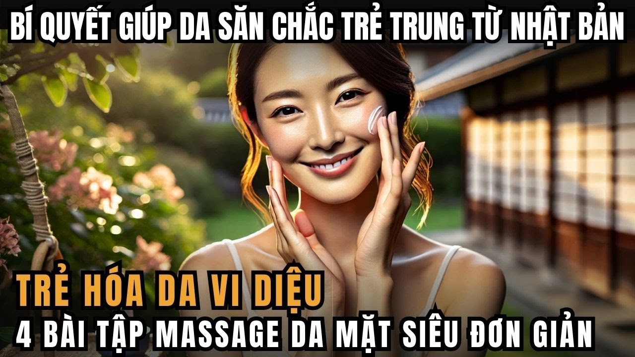 Trẻ Hóa Da Thần Kỳ Từ Nhật Bản: 4 Bài Tập Massage Đơn Giản Tại Nhà |AudioBook|Sách Phụ Nữ|