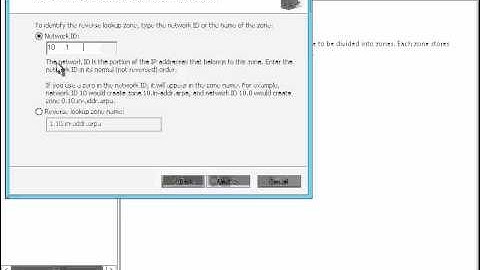 Servers: DNS - Stub Zone and Forewarders