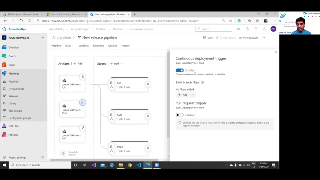 Azure Devops Run Multiple Pipelines