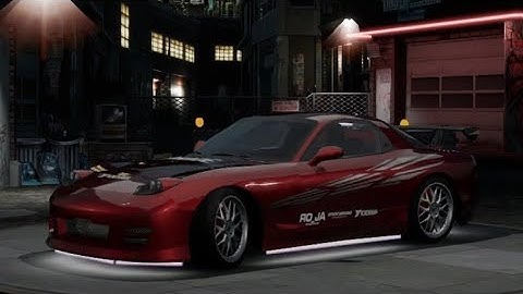 Need for Speed Underground 2 (UE5 Remake) - Mazda RX-7 Customization and Free Roam Gameplay