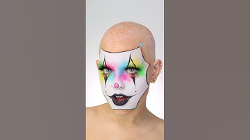 CRAZY NEON CLOWN MAKEUP REVEAL