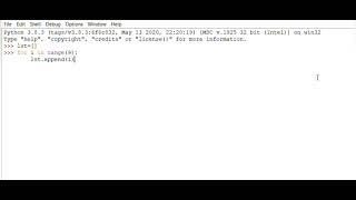 Creating list using for loop in Python (malayalam).