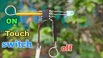 Make a Touch Switch at Home | Simple 555 Timer IC Project
