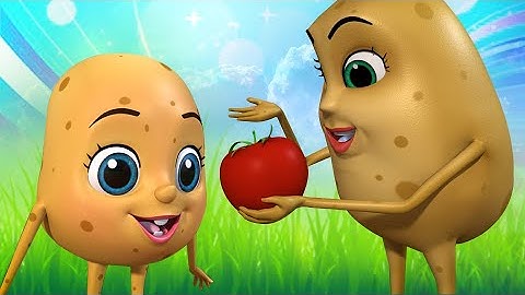 உருளைக் கிழங்கு செல்லக்குட்டியின் நிறங்கள் விளையாட்டு | Tamil Rhymes for Children | Infobells