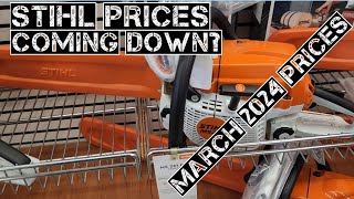 Stihl Power Saw Prices Coming Down? March 2024 Pricing #stihl