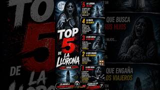 Top 5 Versiones MÁS ATERRADORAS de La Llorona 😳👻