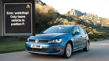 Only Leave Vehicle in Position P. VW, Seat, and Skoda warning explained