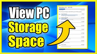 how to view disk space on windows 10 pc & see how it's used (easy method!)
