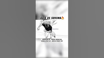 Gojo vs Sukuna 🔥#jujutsukaisen #gojo #sukuna #gojovssukuna #jujytsukaisenedit
